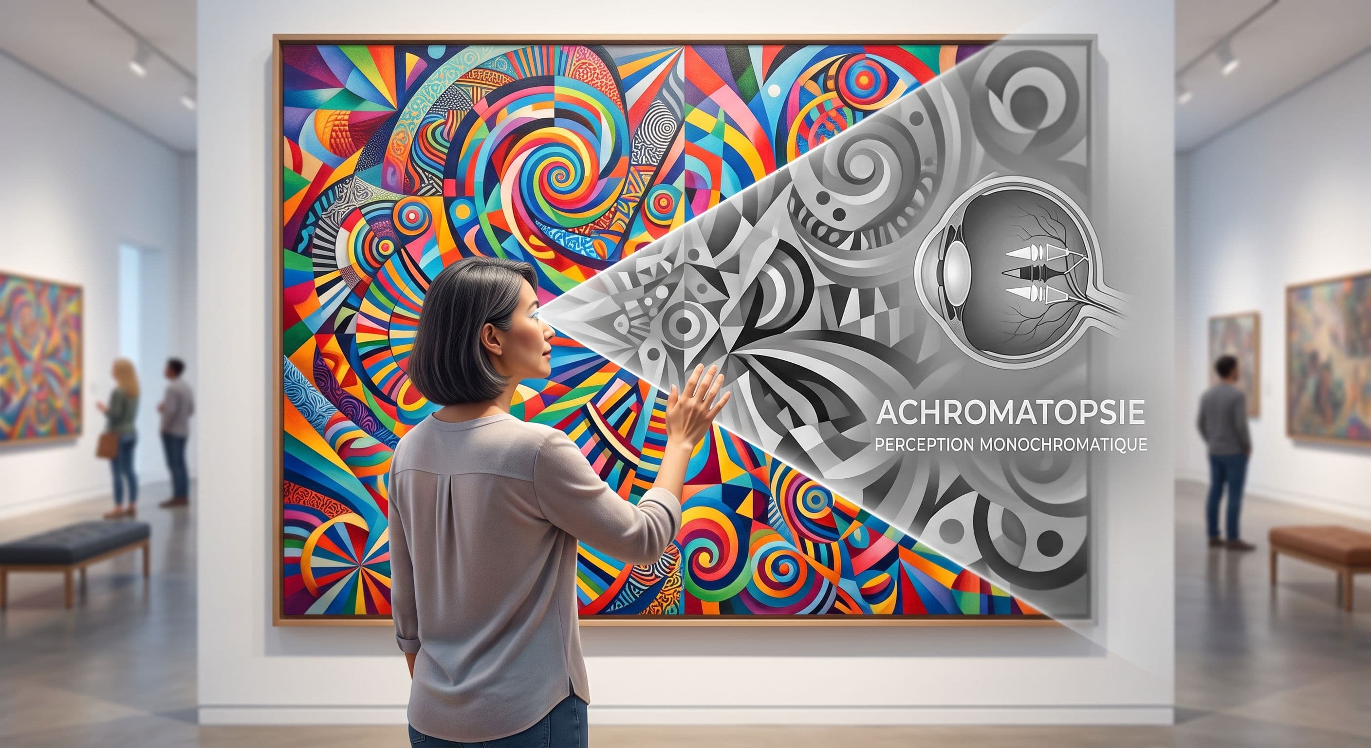 Achromatopsie : causes, symptômes, lunettes filtrantes et prise en charge