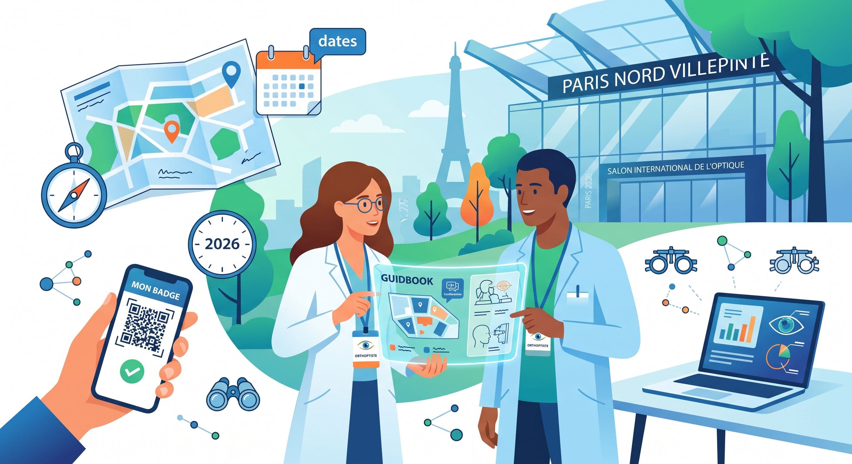 SILMO Paris 2026 : dates, lieu, badge et guide de visite pour les orthoptistes